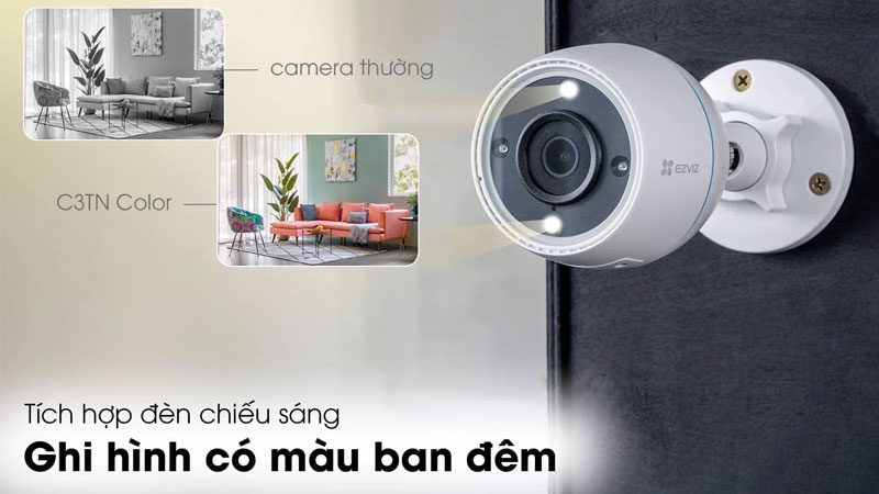Camera ezviz bị mất màu Camera ezviz bị mất màu