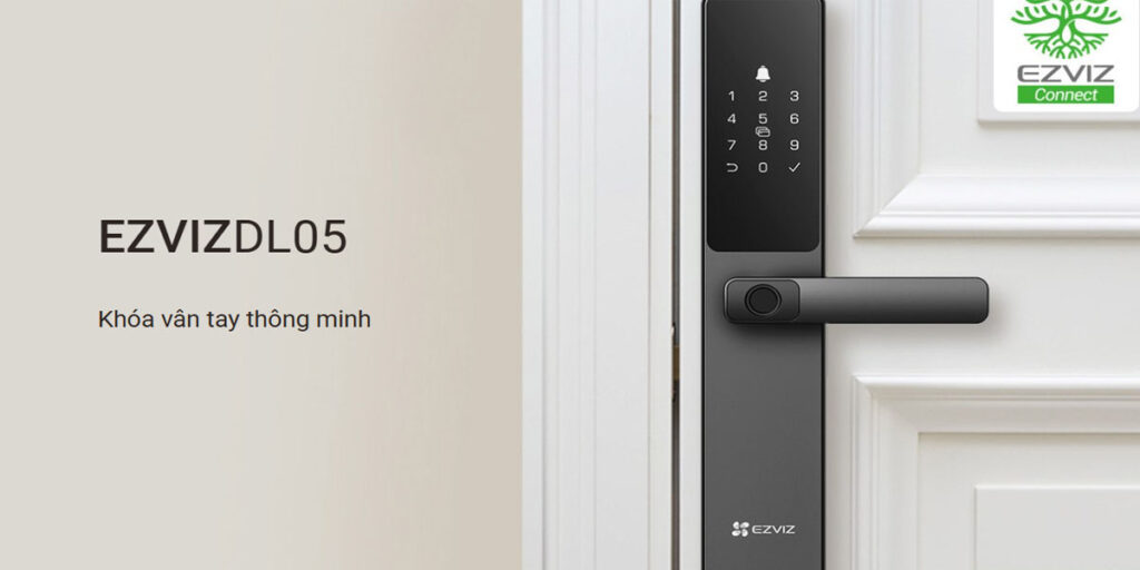 Khóa Cửa Thông Minh Ezviz DL05 2 khoa cua van tay ezviz dl05 - 1