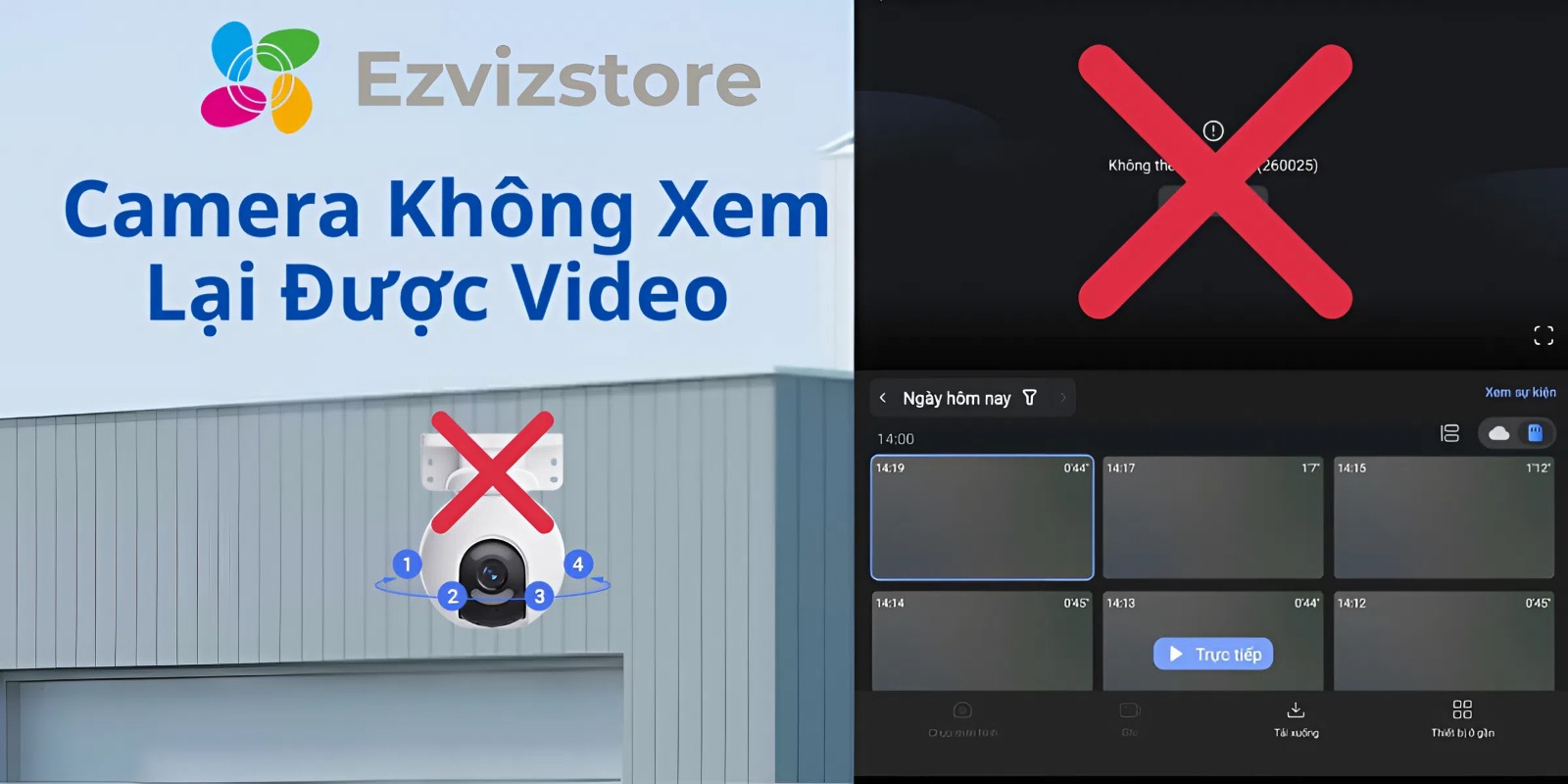Camera Không Xem Lại Được Video