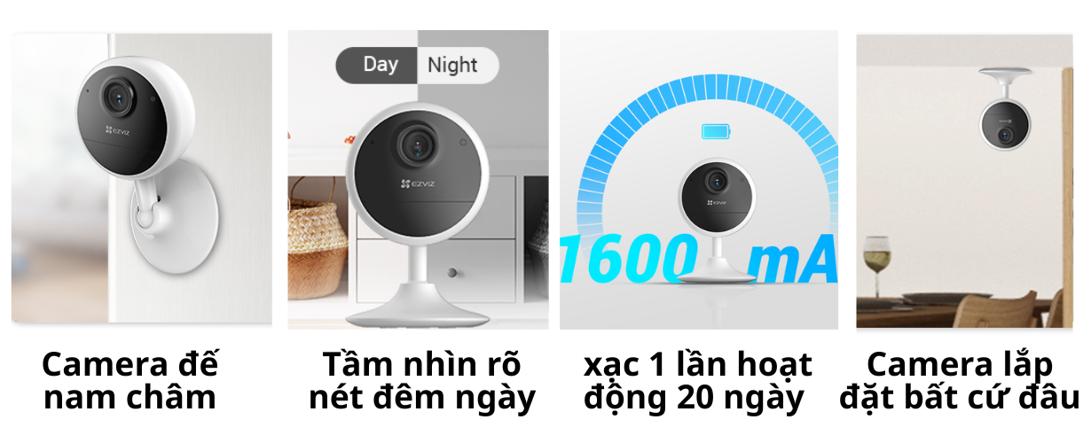 Camera wifi dùng Pin CB1
